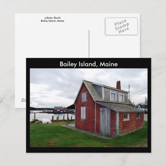 Lobster Shack, Bailey Island, Maine Briefkaart (Voorkant / Achterkant)