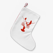 Lobster Shaped Scuba Dive Flag Kerstmis stoppen Kleine Kerstsok (Voorkant (Hangend))