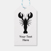 Lobster Silhouette Cadeaulabel (Voorkant)