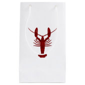 Lobster Silhouette Klein Cadeauzakje (Voorkant)