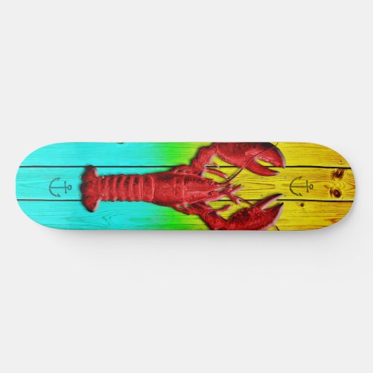Lobster Skateboard Deck (Horizontaal)