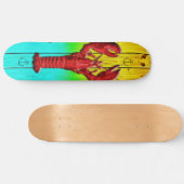Lobster Skateboard Deck (Horizontaal)
