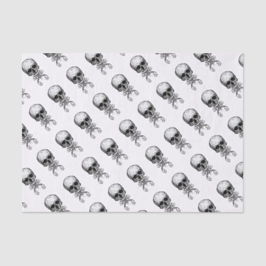 Lobster Skull Tissuepapier (Voorkant)