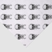 Lobster Skull Tissuepapier (Detail)