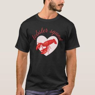 Lobster squad grappige dag t-shirt