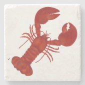 Lobster Stenen Onderzetter (Voorkant)