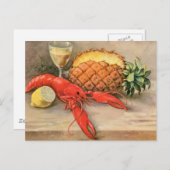 Lobster Stilleven Briefkaart (Voorkant / Achterkant)