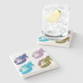 Lobster Stone Onderzetter (Zijkant)