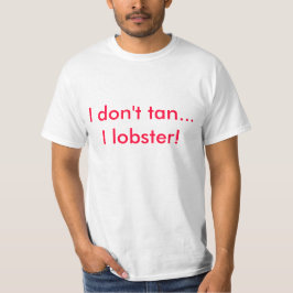 Lobster strand shirt. t-shirt