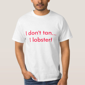 Lobster strand shirt. t-shirt
