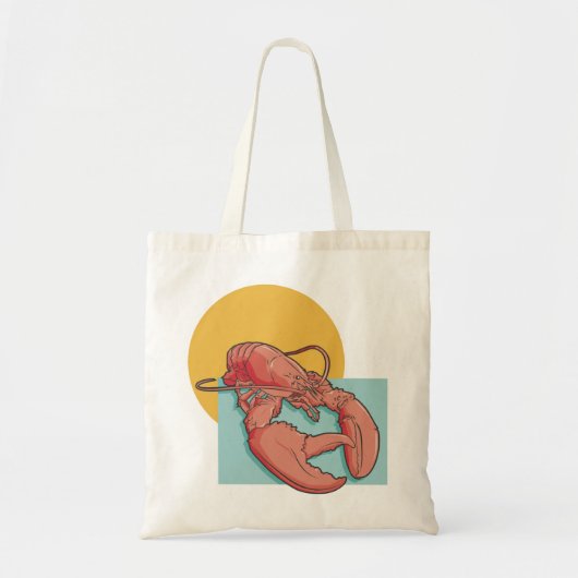 Lobster Sunrise Tote Bag (Voorkant)