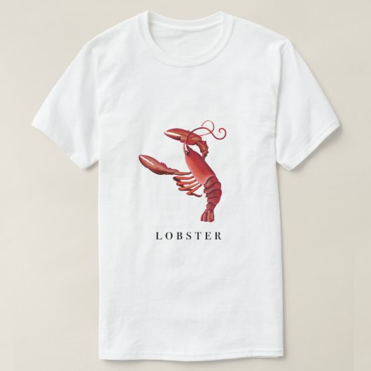 Lobster T-shirt (Design voorkant)