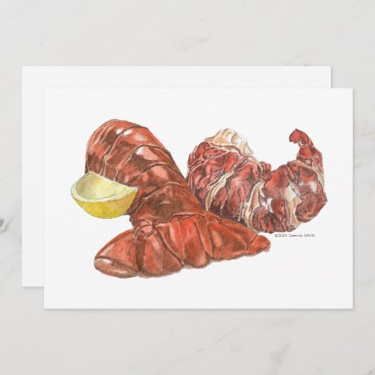 Lobster Tail Kaart (Voorkant / Achterkant)