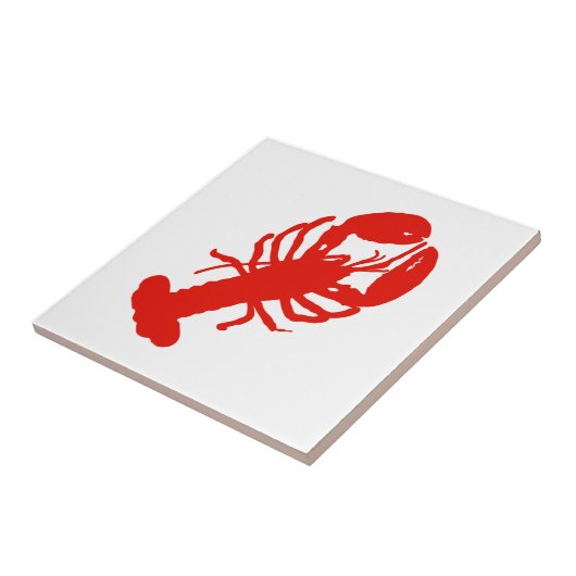 Lobster Tegeltje (Zijkant)