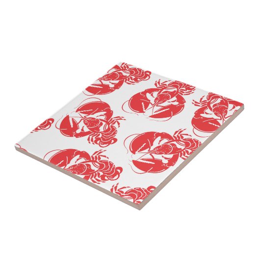 lobster tegeltje (Zijkant)