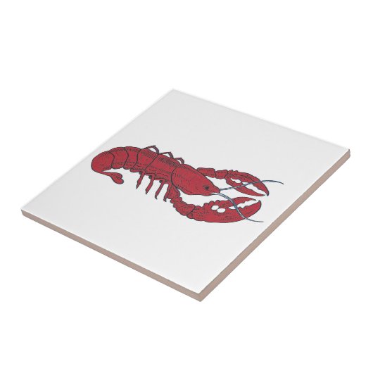  Lobster Tegeltje (Zijkant)