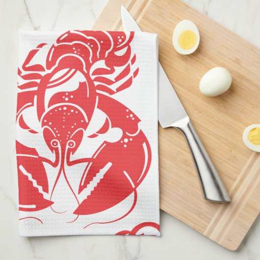 lobster theedoek (Quarter Fold)