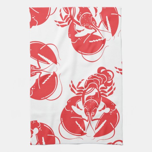 lobster theedoek (Verticaal)