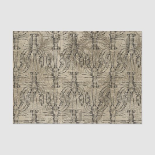  Lobster Tissuepapier (Voorkant)