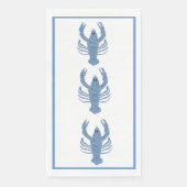 Lobster Topiary Ginger Jars Paper Guest Towels Servet (Voorkant)