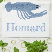 Lobster Topiary Ginger Jars Pickleball Decor Kit Theedoek (Gevouwen)