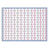 Lobster Topiary Ginger Jars Stripe Tablecloth Tafelkleed (Voorkant (Horizontaal))