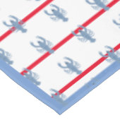 Lobster Topiary Ginger Jars Stripe Tablecloth Tafelkleed (Gekanteld)