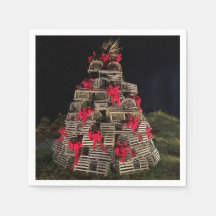 Lobster Trap kerstboom Cocktail Napkin