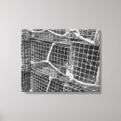 Lobster Trap Stack Canvas Afdruk (Voorkant)