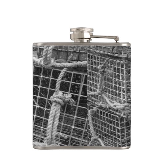 Lobster Trap Stack Heupfles (Achterkant)