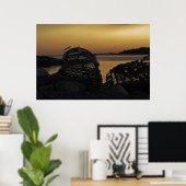Lobster Trap Sunset Print (Thuiskantoor)