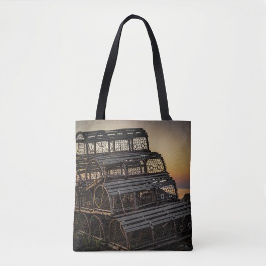 Lobster Trap Sunset Tote Bag (Voorkant)