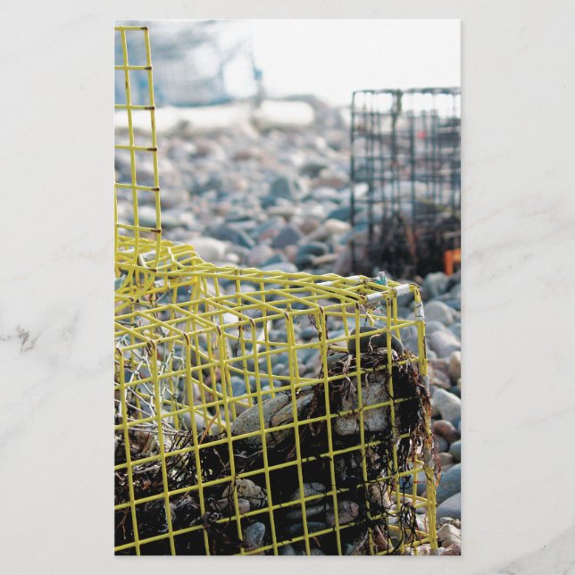 Lobster Traps on Rocky Beach (Voorkant)