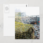 Lobster Traps on Rocky Beach Briefkaart (Voorkant / Achterkant)