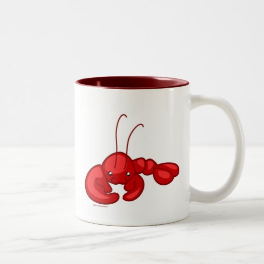 Lobster Tweekleurige Koffiemok (Rechts)