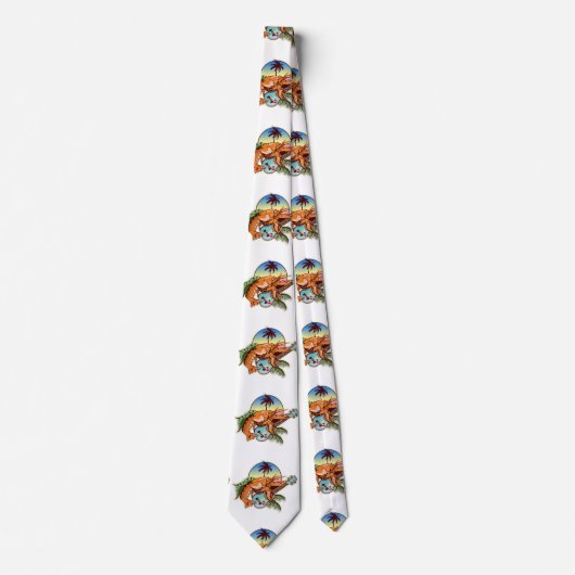 Lobster ukulele stropdas (Voorkant)