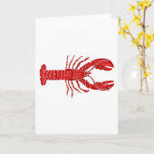 Lobster Vector Kaart (Gele Bloem)