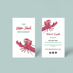 Lobster Visitekaartje
