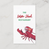 Lobster Visitekaartje (Voorkant)