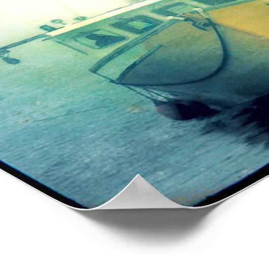 Lobster Vist Boat Maine Nautical Poster (Hoek)