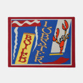 Lobster voegt naam of adres toe deurmat (Voorkant)