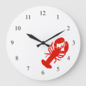 Lobster Wall Clock Grote Klok (Voorkant)