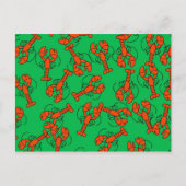 Lobster Wallpaper Briefkaart (Voorkant)