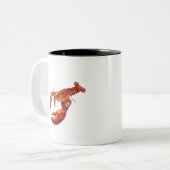 Lobster-waterverf Tweekleurige Koffiemok (Voorkant links)