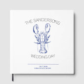 Lobster Wedding Guest Book Gastenboek (Voorkant)
