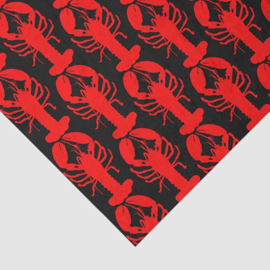 Lobster-weefselpapier Tissuepapier (Detail)