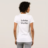 Lobster Worthy T-shirt (Achterkant volledig)