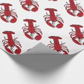 Lobster Wrapping Paper Cadeaupapier (Hoek)