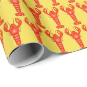 Lobster Wrapping Paper Cadeaupapier (Rol Hoek)