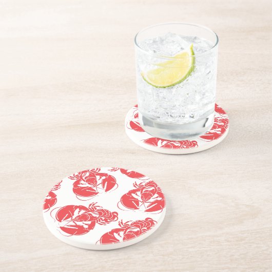 lobster zandsteen onderzetter (Zijkant)